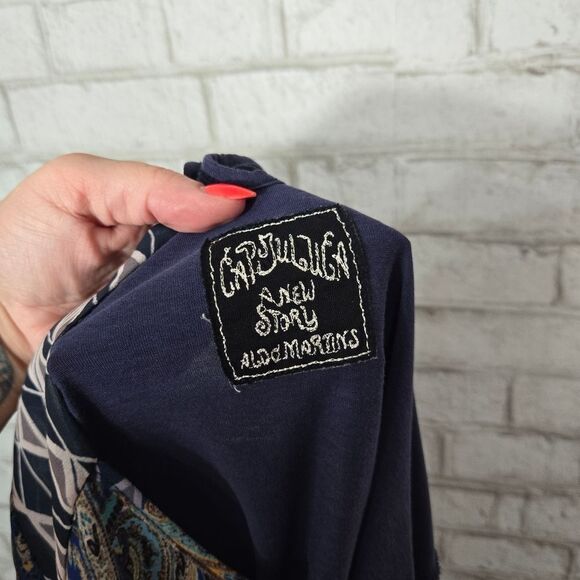 Cap Juluca navy printed top - Picture 15 of 15